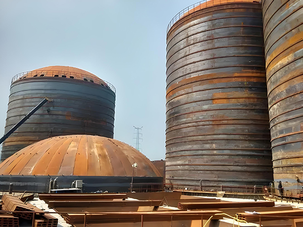 梓潼焦粉钢板仓